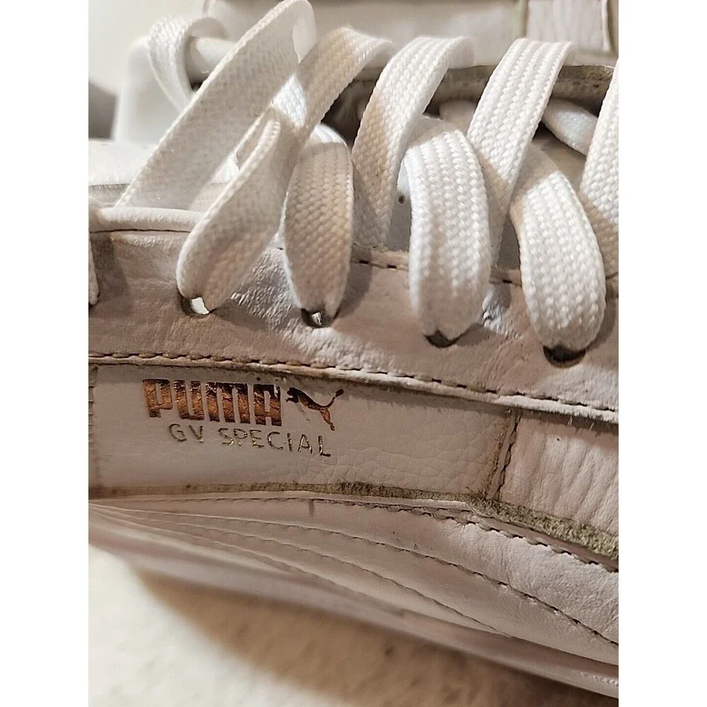 Puma Mens Shoes Sneakers GV Special Plus 366613 01 White Athletic‎ US Size 8 M